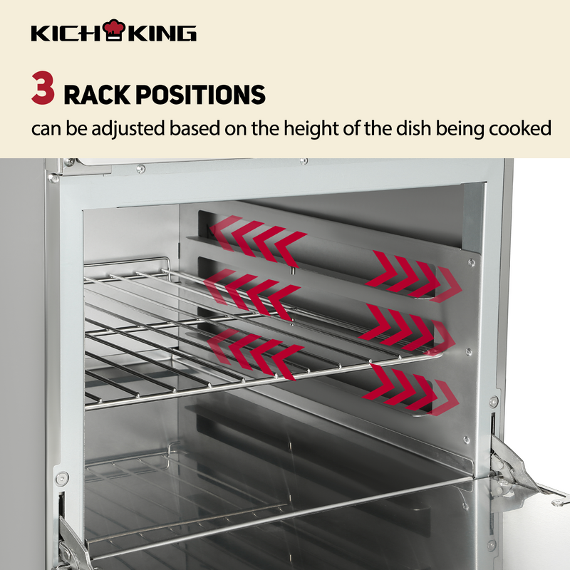KICHKING 2 Burner with Griddle and Standard Ovens