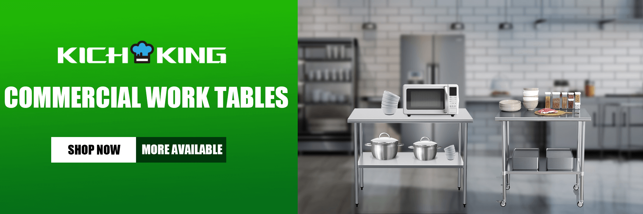 Commercial Work Tables