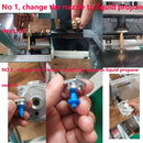 HOCCOT 12”  Gas Countertop Radiant Lava Rock Charbroiler - 28,000 BTU