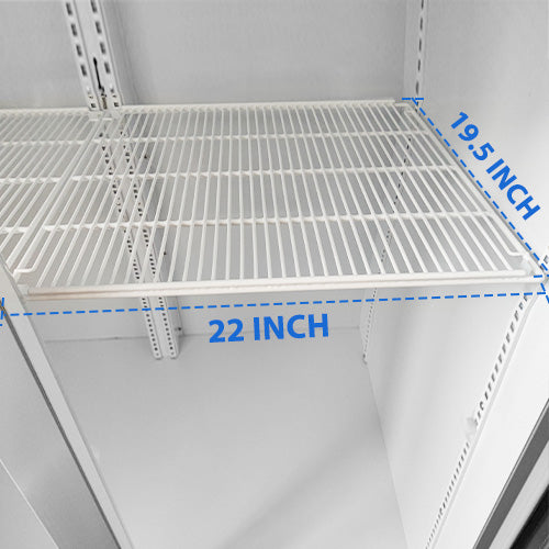 KICHKING 38.5 Cu.ft Merchandiser Refrigerator Glass Door Display Cooler Light Box With LED Lighting-48"w