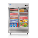 49 Cu.Ft Commercial Glass Door Display Refrigerator Merchandiser with LED Lighting