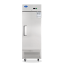 27" W Commercial Freezer, Reach-in 23 Cu.ft Stainless Steel Freezer with Single Solid Door, Upright Fan Cooling Freezer with 4 Adjustable Shelves, for Restaurant, Commercial Kitchen, Home