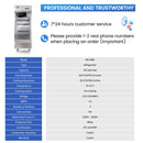 23 Cu.Ft Commercial Glass Door Display Refrigerator Merchandiser with LED Lighting