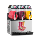 KICHKING 110V Commercial Slushy Machine 45L 3 Tank 1100W Stainless Steel Margarita Frozen Drink With Powerful Compressor Efficient Cooling Perfect for Supermarkets Cafes Restaurants Bars