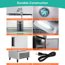 27" Solid Door Stainless Steel Reach-In freezer