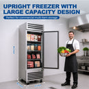 KICHKING 27"W Reach-in Freezer -8℉-0℉ 23 Cu.Ft