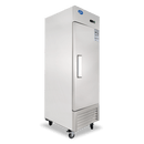 27" W Commercial Freezer, Reach-in 23 Cu.ft Stainless Steel Freezer with Single Solid Door, Upright Fan Cooling Freezer with 4 Adjustable Shelves, for Restaurant, Commercial Kitchen, Home