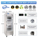 23 Cu.Ft Commercial Glass Door Display Refrigerator Merchandiser with LED Lighting