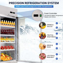 23 Cu.Ft Commercial Glass Door Display Refrigerator Merchandiser with LED Lighting