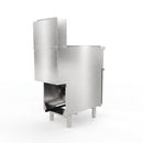 Commercial Gas Deep Fryer, Stainless Steel Free Standing Floor Frye with Baskets 4 Tube 120000 BTU 50LB for Restaurants