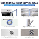 49 Cu.Ft Commercial Glass Door Display Refrigerator Merchandiser with LED Lighting