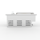 Single Grilling Side Burner, 17,000BTU Liquid Propane Side Burner for Outdoor Kitchen, Convertible to Natural Gas, 304 Stainless Steel Built-in Single Grill Burners with LED for BBQ Grill Island