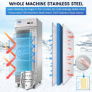 23 Cu.Ft Commercial Glass Door Display Refrigerator Merchandiser with LED Lighting