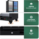 27.1 Cu.Ft Full Screen Glass Merchandiser Refrigerator Commercial Beverage Refrigerators Display Drink Fridge