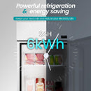 KICHKING 27"W Commercial Reach-In Refrigerator- Solid Door Stainless Steel Refrigerator