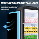 BLUELINETECH Display Refrigerator 18.6Cu.ft, 33-45℉, Black, for Food and Beverage Refrigeration, for Commercial Kitchen, Home, Canteen, Restaurant