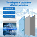 27" W Sandwich/Salad Prep Table With 1 Door Refrigerator Base | 7.2 Cu.Ft. & 8 Pans