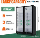 27.1 Cu.Ft Full Screen Glass Merchandiser Refrigerator Commercial Beverage Refrigerators Display Drink Fridge