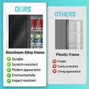 12.4 Cu.Ft Full Screen Glass Merchandiser Refrigerator Commercial Beverage Refrigerators Display Drink Fridge