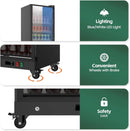 17.5 Cu.Ft Full Screen Glass Merchandiser Refrigerator Commercial Beverage Refrigerators Display Drink Fridge