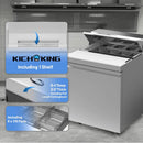 27" W Sandwich/Salad Prep Table With 1 Door Refrigerator Base | 7.2 Cu.Ft. & 8 Pans