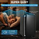 Mini Fridge for Bedroom, 1.78 cu.ft 110V Quiet Fridge with Lock, Small Silent Compact Refrigerator for Dorm RV Hotel Office, Noise Absorption, Black