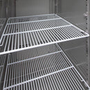 54"Commercial Freezer, 49 Cu.Ft Double Door Stainless Steel Reach-In Freezer, -8~0℉, Air Cooling, 6 Shelves, R290, ETL