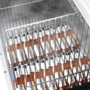 BLUELINETECH Commercial Horizontal Bottle Cooler, 14.61 Cubic Feet Do-it-yourself Commercial Horizontal Bottle Cooler with LED Thermostat, Auto Defrost, for Beer