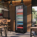 17.5 Cu.Ft Full Screen Glass Merchandiser Refrigerator Commercial Beverage Refrigerators Display Drink Fridge