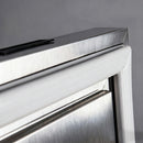 54"Commercial Freezer, 49 Cu.Ft Double Door Stainless Steel Reach-In Freezer, -8~0℉, Air Cooling, 6 Shelves, R290, ETL