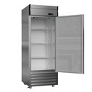 KICHKING 27"W Commercial Reach-In Refrigerator- Solid Door Stainless Steel Refrigerator