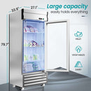 KICHKING 27" Reach-In Refrigerator