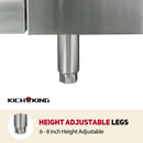 KICHKING 2 Burner Range with Griddle and Standard Ovens 