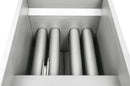KICHKING Natural Gas Stainless Steel Floor Fryer