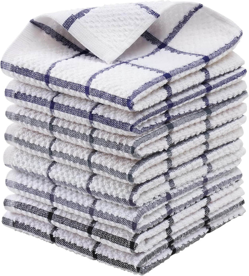 10 PACK Kitchen Towel Dish Cloth Super Absorbent Tea Towels