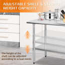 KICHKING Commercial Stainless Steel Work Tables 