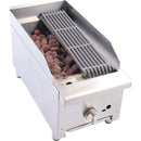 KICHKING Gas Countertop Radiant Lava Rock Charbroiler
