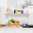 KICHKING Wall Mounted Food Service Storage Rack Shelves