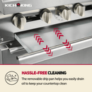 KICHKING Natural Gas Range with Standard Oven