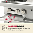 KICHKING Natural Gas Range with Standard Oven