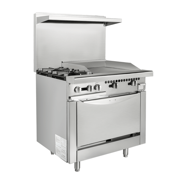 KICHKING Range with Griddle and Standard Ovens