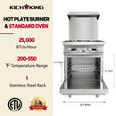 KICHKING Natural Gas Range with Standard Oven