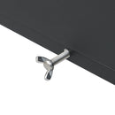 3-Burner Propane Gas BBQ Grill with Side Burner, 37230BTU Output With Enameled Cast Iron Cooking Grids For Outdoor Barbecue, Stainless Steel