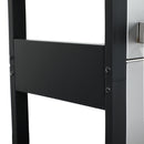 3-Burner Propane Gas BBQ Grill, 25650BTU Output With Wire Enamel Cooking Grids For Outdoor Barbecue, Foldable Side Table, Stainless Steel