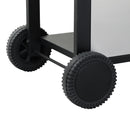 3-Burner Propane Gas BBQ Grill, 25650BTU Output With Wire Enamel Cooking Grids For Outdoor Barbecue, Foldable Side Table, Stainless Steel