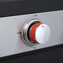 3-Burner Propane Gas BBQ Grill with Side Burner, combined with charcoal grill, 37230BTU Output With Enameled Cast Iron Cooking Grids For Outdoor Barbecue, Stainless Steel