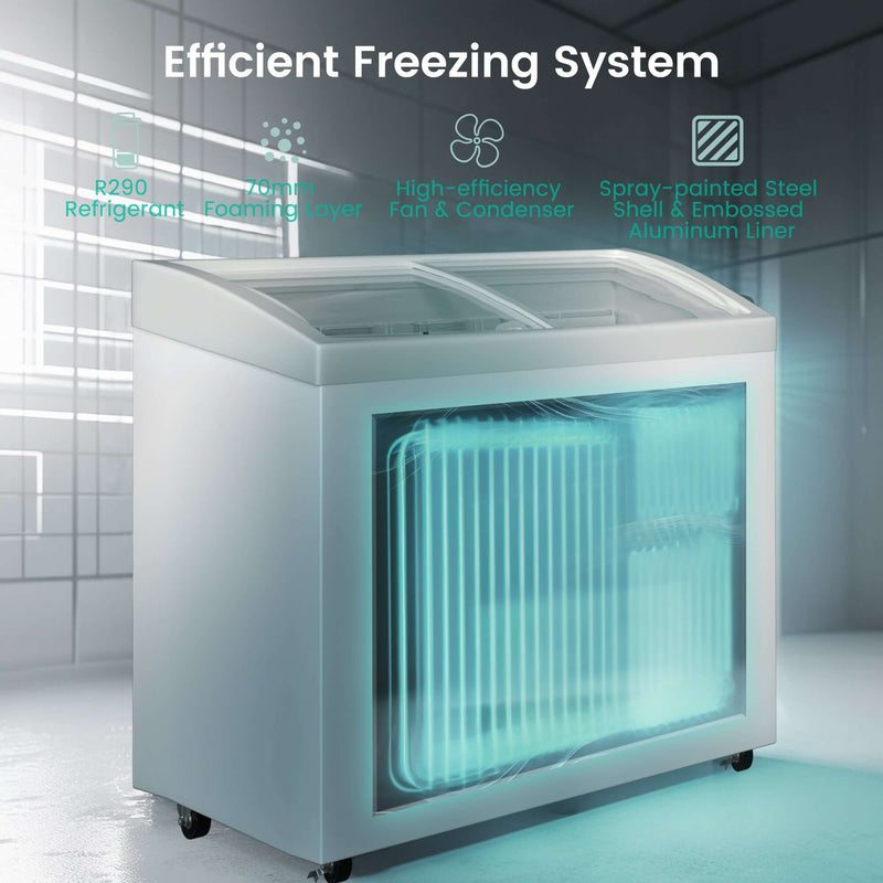 KICHKING Commercial Chest Freezers