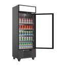 11.3 Cu. Ft Merchandiser Refrigerator Glass Door Commercial Beverage Refrigerators With LED Light Box