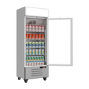11.3 Cu. Ft Merchandiser Refrigerator Glass Door Commercial Beverage Refrigerators With LED Light Box