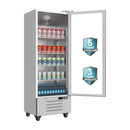 11.6 Cu.Ft Merchandiser Refrigerator Commercial Beverage Refrigerators Low-E Glass Door Display Drink Fridge